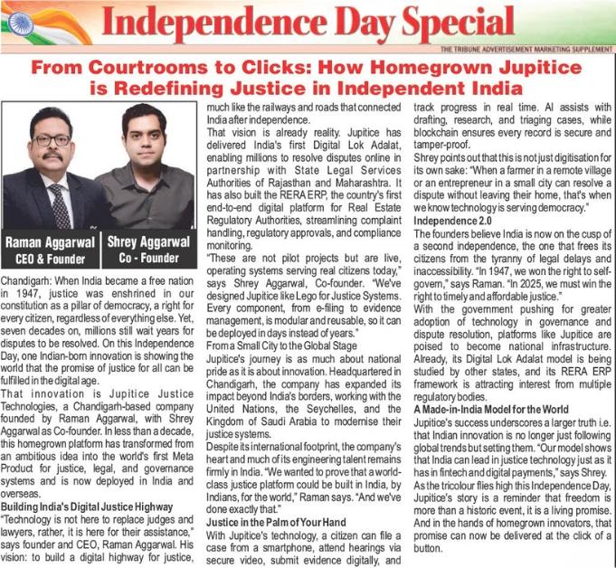 From Courtrooms to Clicks: How Homegrown Jupitice is Redefining Justice in Independent India