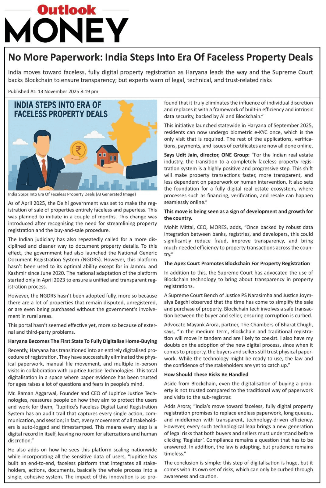 No More Paperwork: India Steps Into Era Of Faceless Property Deals