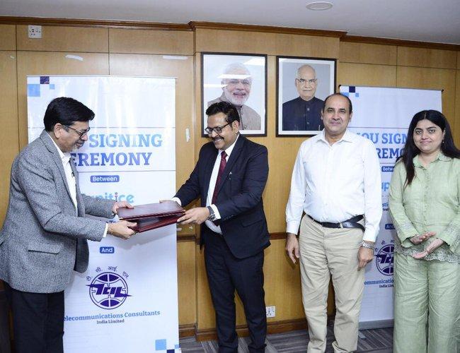 TCIL & Jupitice Announce MOU for Strategic Partnership to Promote “Private
                                        Justice Delivery Platform”
